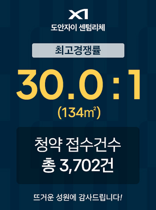 도안자이 센텀리체 모델하우스